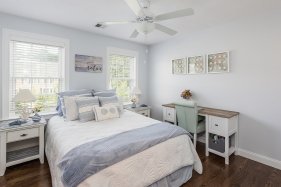 Guest bedroom (hardwood was an upgrade)