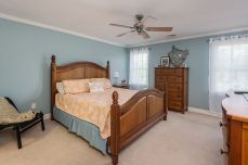 Beautiful master suite with walk in closet and full bath